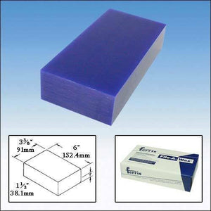 FERRIS Carving Wax Block 1 Lb Pound Blue Soft File-A-Wax