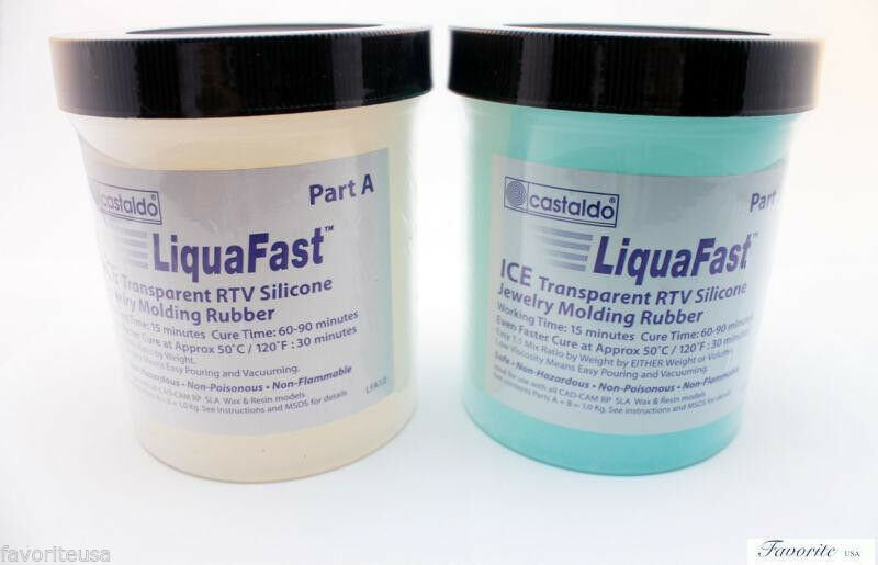 CASTALDO LiquaFast ICE Rtv Silicone Jewelry Liquid Molding Rubber Transparent