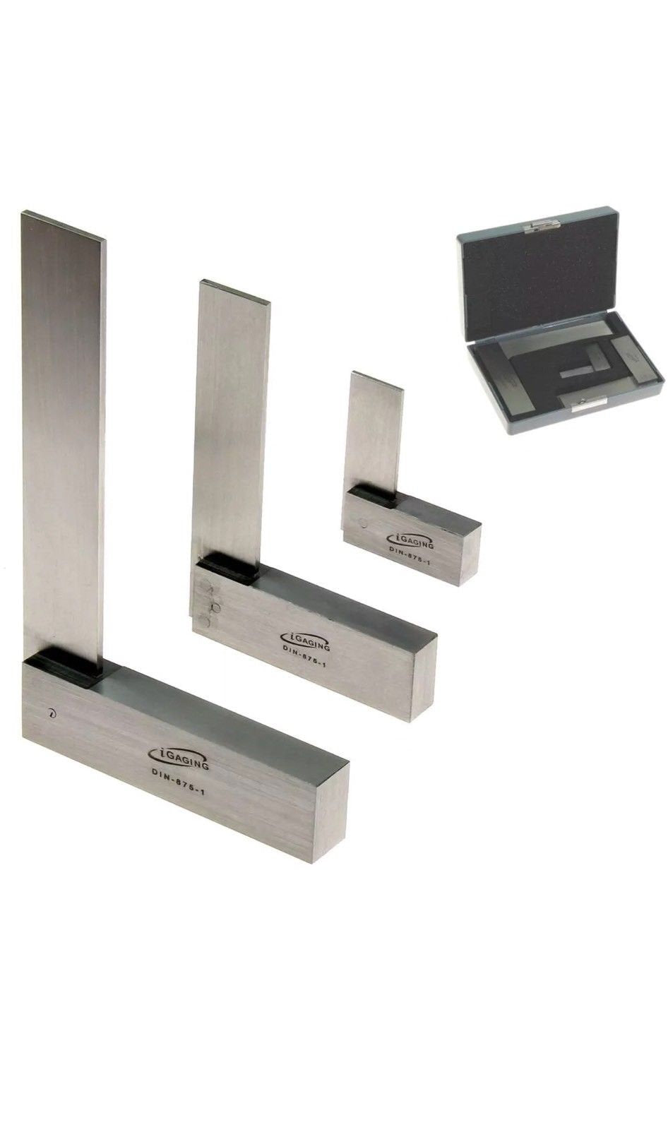 IGAGING Standard Machinist Square 90º Right Angle Engineer's Set - 2