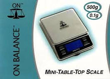Load image into Gallery viewer, MTT-500 ON BALANCE Digital Mini Gram Scale 500g x 0.1g Jewelry Gold Silver Coin
