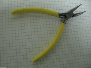FavoriteUSA Miniature Bent Nose Setting Plier Smooth Jaws 4-1/2" Made In Germany High Quality