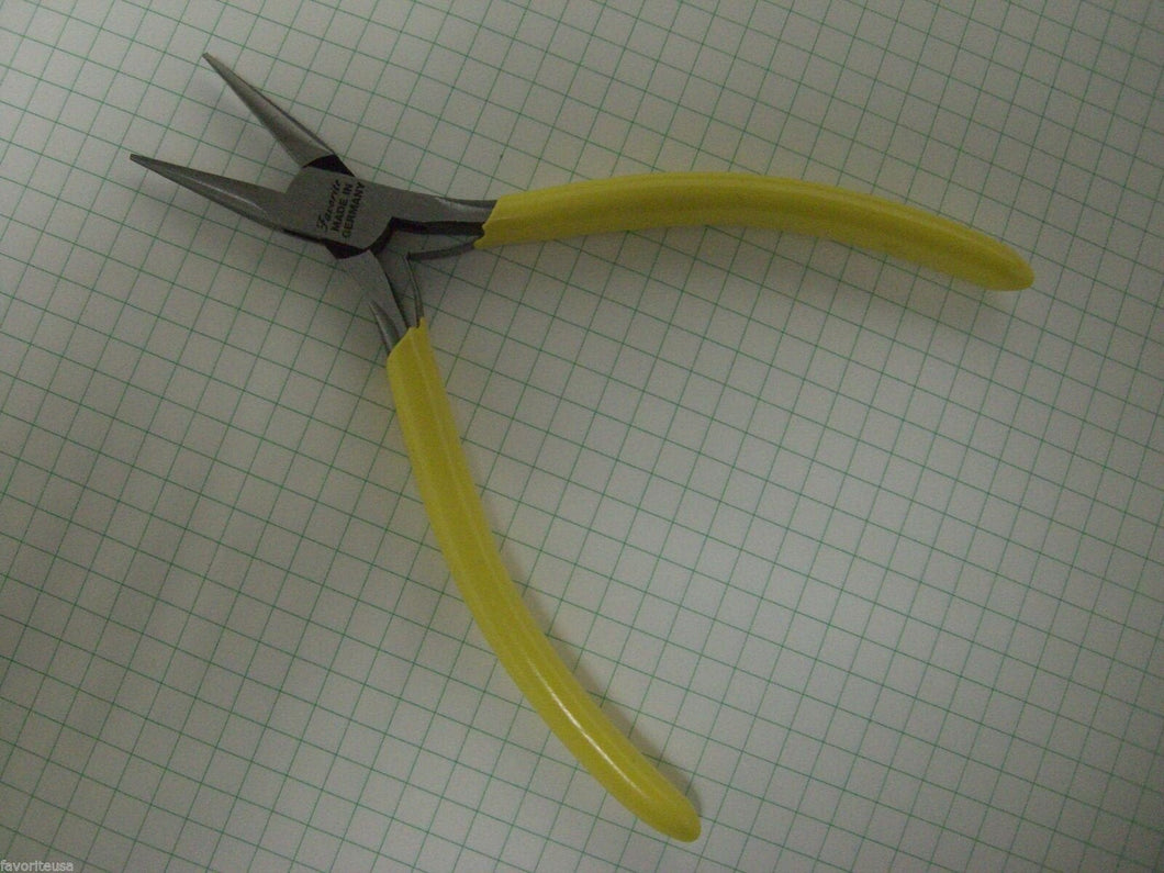 FavoriteUSA Miniature Chain Nose Plier Smooth Jaws 4-1/2