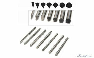 GRS® Tools C-Max Carbide Graver Rff Point Knife Gravers 30 45 60 75 90 105 120 Degree Angle