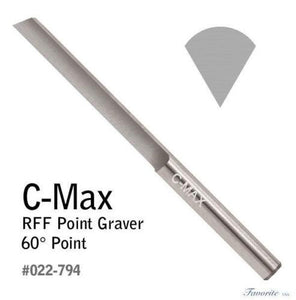 GRS® Tools C-Max Carbide Graver Rff Point Knife Gravers 30 45 60 75 90 105 120 Degree Angle
