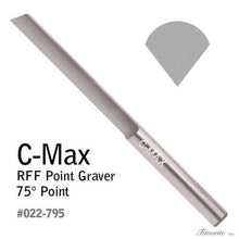 Load image into Gallery viewer, GRS® Tools C-Max Carbide Graver Rff Point Knife Gravers 30 45 60 75 90 105 120 Degree Angle
