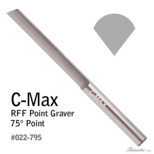 GRS® Tools C-Max Carbide Graver Rff Point Knife Gravers 30 45 60 75 90 105 120 Degree Angle