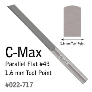 GRS Tools C-Max Carbide Graver Parallel Flat Gravers # 38,39,40,41,42,43 44,45