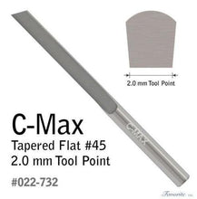 Load image into Gallery viewer, GRS Tools C-Max Carbide Tapered Flat Gravers # 38,39,40,41,42,43 44,45
