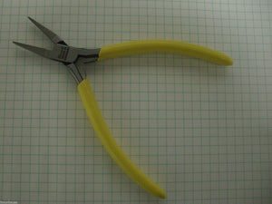 FavoriteUSA Miniature Flat Nose Plier Smooth Jaws 4-1/2" Box Joint Made Germany