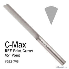 Load image into Gallery viewer, GRS® Tools C-Max Carbide Graver Rff Point Knife Gravers 30 45 60 75 90 105 120 Degree Angle
