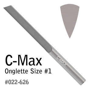 GRS Tools C-Max Carbide Onglette Gravers #0-1-2-3-4-5