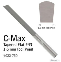 Load image into Gallery viewer, GRS Tools C-Max Carbide Tapered Flat Gravers # 38,39,40,41,42,43 44,45
