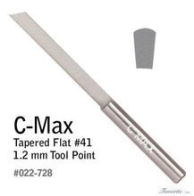 Load image into Gallery viewer, GRS Tools C-Max Carbide Tapered Flat Gravers # 38,39,40,41,42,43 44,45
