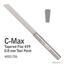 Load image into Gallery viewer, GRS Tools C-Max Carbide Tapered Flat Gravers # 38,39,40,41,42,43 44,45
