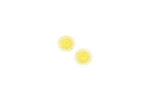 3M Radial Bristle Disc Brush 3/4" Yellow Red Blue Pink (Pumice) for Polishing, Cleaning, Finishing, and Deburring