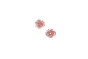 3M Radial Bristle Disc Brush 3/4" Yellow Red Blue Pink (Pumice) for Polishing, Cleaning, Finishing, and Deburring
