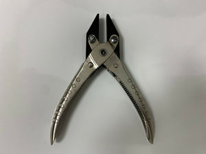 Parallel Plier 5-1/2" Inch 140mm Long Flat Smooth Jaws With Spring