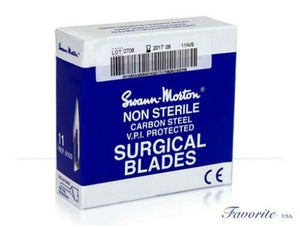 SWANN MORTON Mold Cutting Scalpel Surgical Jewlery Blades #11 Pack of 5 Blades