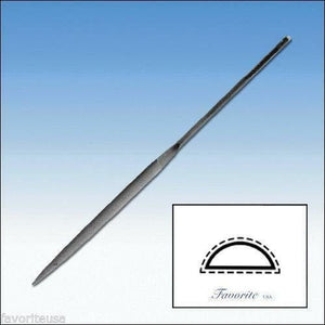 GLARDON-VALLORBE SWISS Needle File Half Round 18cm Cuts # 00-0-1-2-3-4 LA2402