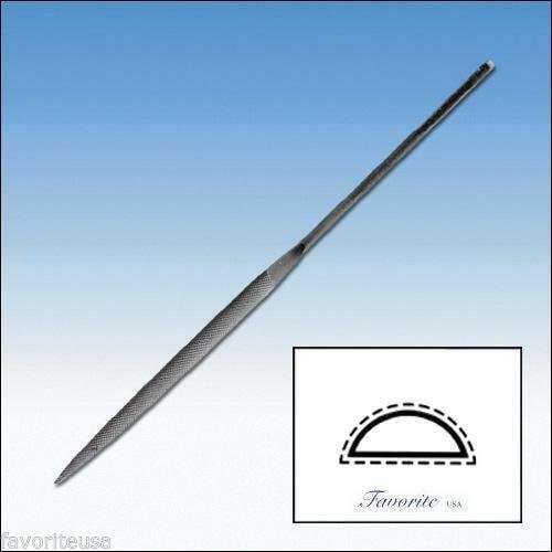 GLARDON-VALLORBE SWISS Needle File Half Round 16cm Cut # 00-0-1-2-3-4-5-6 LA2402