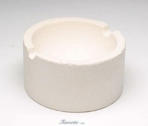 MELTING DISH 7.5 Oz Crucible Fused Silica Casting Ingot Gold Silver Pour Melt