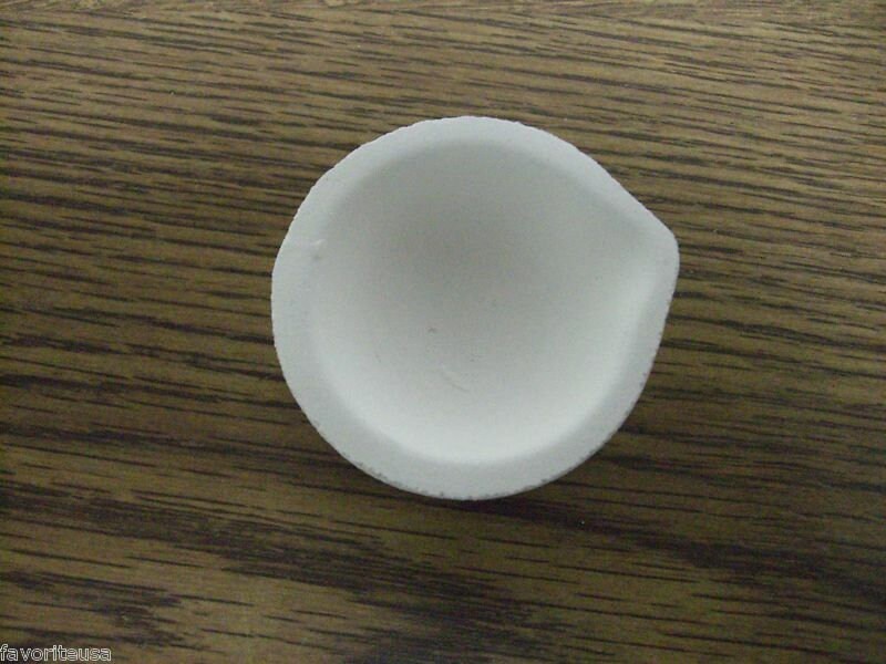 FUSED SILICA MELTING Dish Crucible Gold Silver 20 Dwt Pennyweight 2-1/4