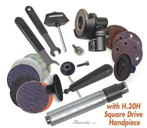 FOREDOM ANGLE GRINDER Kit With 30h Square Drive Handpiece & Accessories-Ak69130h
