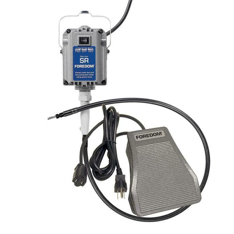 FOREDOM FLEX SHAFT Sr-Sct Hang-Up Motor With Sct Metal Pedal Speed Control 220v