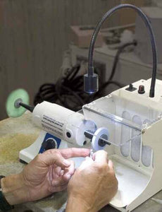 FOREDOM BENCH LATHE With Filter Hood 220v K3280 For Dental Lab Or Jewelry Shop
