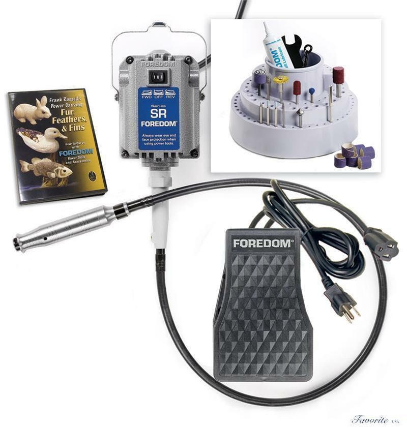 FOREDOM K.5240 WOODCARVING Kit 230v Sr Motor Fct Foot Control 44t Handpiece