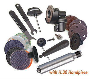 FOREDOM ANGLE GRINDER Kit Ak69130 With #30 Handpiece & Accessories - 2" Wheels