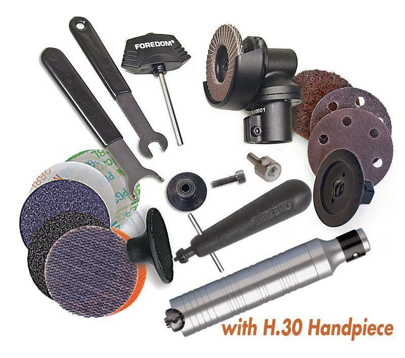FOREDOM ANGLE GRINDER Kit Ak69130 With #30 Handpiece & Accessories - 2