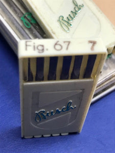 BUSCH BURS Fig.67 Spear Drill Size 7-021, 2.1mm Dia.,44mm Long, HP, 2.35mm Shank