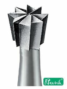 BUSCH BURS INVERTED Cone Fig. 3 Box Of 6 All Sizes From .6mm To 2.3mm Original!