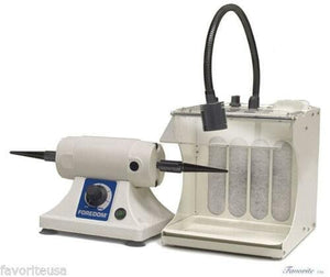 FOREDOM BENCH LATHE With Filter Hood 220v K3280 For Dental Lab Or Jewelry Shop