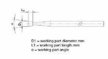 Load image into Gallery viewer, BUSCH BURS INVERTED Cone Fig. 3 Box Of 6 All Sizes From .6mm To 2.3mm
