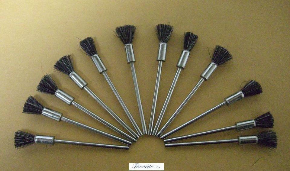 MOUNTED END BRISTLE Brush 3/16