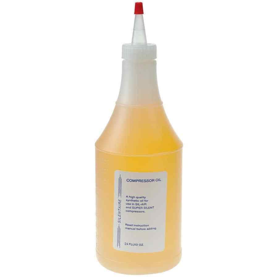 SILENTAIRE COMPRESSOR OIL, Synthetic (24 Ounce Bottle) Grs Item 022-163 Val-Air