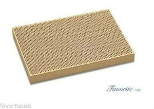 CERAMIC HONEYCOMB SOLDERING Block Heating Board 3-3/4" X 5-1/2" X 1/2 Perforated