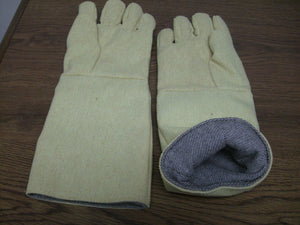 MADE WITH KEVLAR High Heat Resistant Gloves Furnace 18" Pair Melting Welding