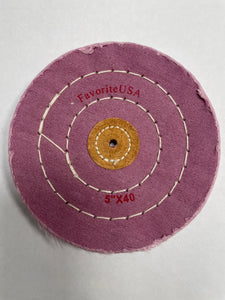 4" BERRY BUFF WHEEL For Jewelers Bench Grinder Lathe