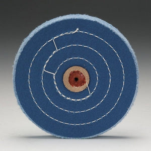 6" PLATINUM BLUE BUFF Wheel For Jewelers Bench Grinder Lathe