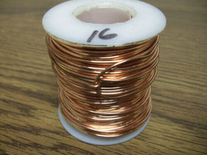 COPPER WIRE PURE Solid 16 Gauge 1 Lb Spool Electroplating Soldering 1.29mm