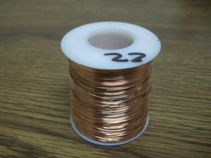 COPPER WIRE SOLID Pure Spool 22 Gauge 1 Lb Pound Electroplating Soldering 0.64mm