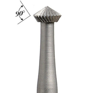 SUPER Q MAILLEFER BURS BEARING Cutter Fig.156c Hart 0.5mm to 4.7mm Box of 6