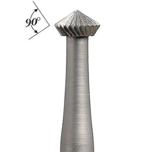 SUPER Q MAILLEFER BURS BEARING Cutter Fig.156c Hart 0.5mm to 4.7mm Box of 6