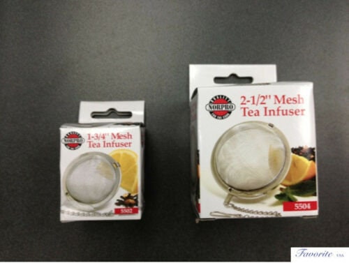 STAINLESS STEEL MESH TEA STRAINER WITH CHAIN & LOCK FOR JEWELRY STONE CLEANING