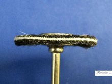 Load image into Gallery viewer, MOUNTED COTTON &amp; SOFT GREY GOAT HAIR COMBINATION BRISTLE BRUSH POLISHING PACKAGE
