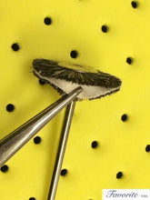 Load image into Gallery viewer, MOUNTED COTTON &amp; SOFT GREY GOAT HAIR COMBINATION BRISTLE BRUSH POLISHING PACKAGE
