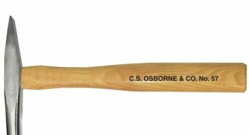 RIVETING HAMMER #1 Medium 8 Oz. Jewelers Craftsmen By C.S. Osborne - Made In Usa